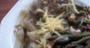 Fehérboros tejszínes füstölt lazacos pene