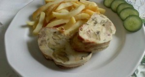 Gombás májas csirkemell őzgerincben
