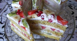 Gyümölcsös szelet