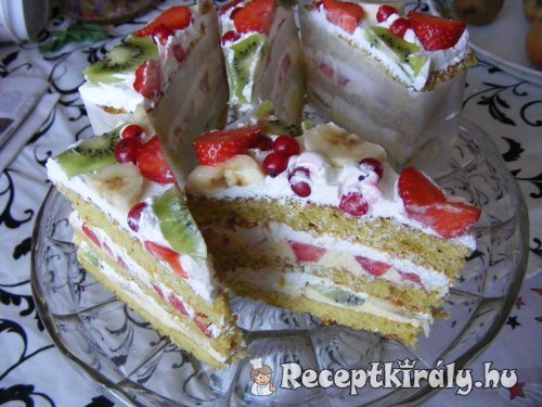 Gyümölcsös szeletek