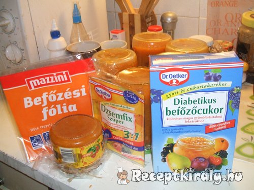 Baracklekvár befőzés