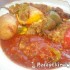 Gombás töltött paprika paradicsomszószban