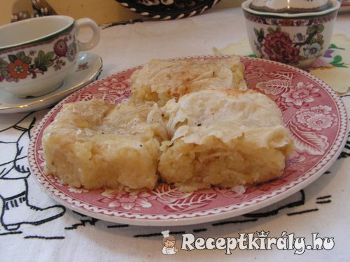 Libaterertős burgonyás rétes