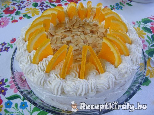 Narancsos oroszkrém torta II
