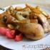 Tepsis csirkecomb steak burgonyával