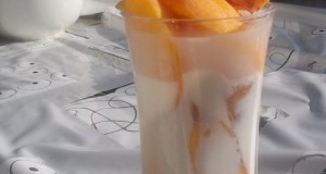 Dupla joghurtos őszibarack vodkával
