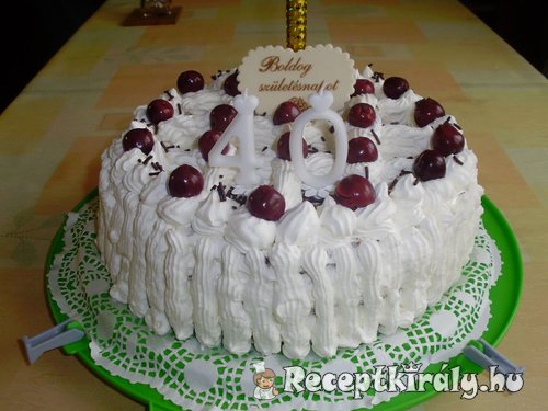Fekete erdő torta II