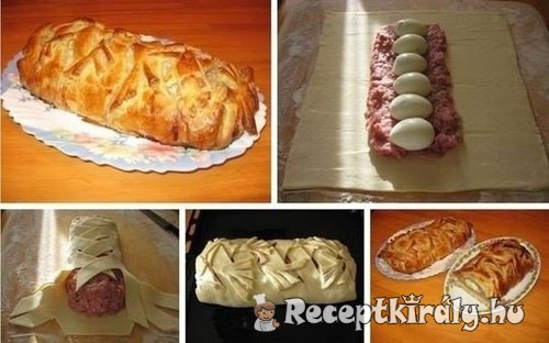 Leveles tésztában sült stefánia