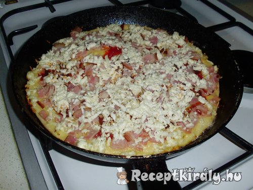 Serpenyős pizza tíz perc alatt