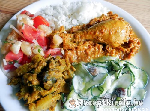 Madrasi csirke curry