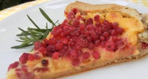 Rozmaringos keksztorta citromkrémmel