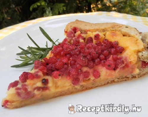 Rozmaringos keksztorta citromkrémmel