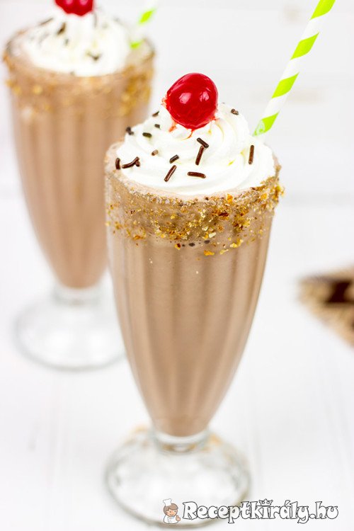 Csokoládé shake mandulával