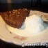 Csokoládés diós brandys brownie torta