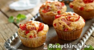 Pizzás muffin