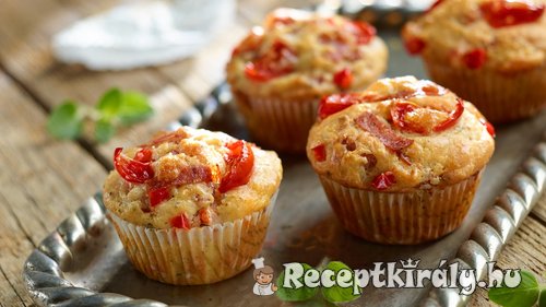 Pizzás muffin