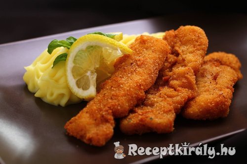 Rántott halfilé krumplipürével