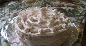Áfonyás mascarpone torta