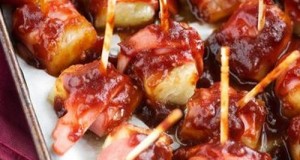 Baconben sült ananász