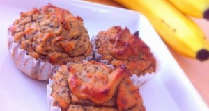 Banános mákos muffin