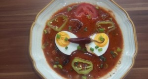 Chilis sólet parasztkolbásszal