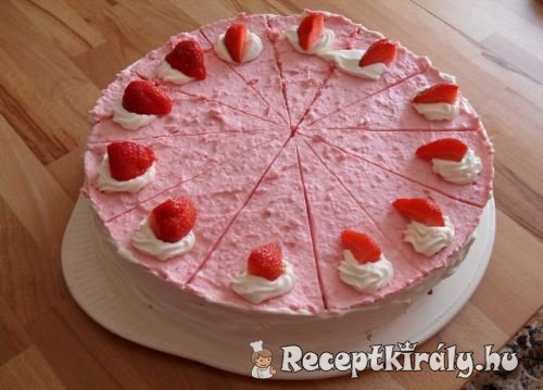 Epres tejszínes joghurt torta