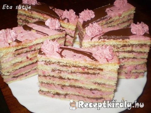 Gyümölcsös-csokis vienetta szelet