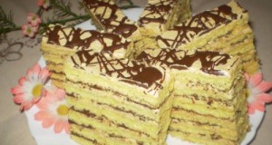 Karamellás Vienetta szelet
