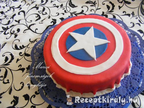 Amerika kapitány torta