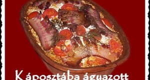 Káposztába ágyazott tejszínes kapros sertéscsülök