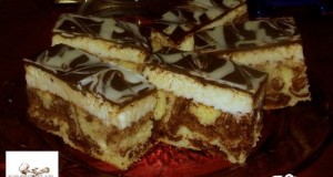 Kókuszkrémes tarka szelet