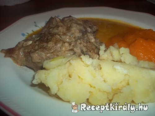 Vörösboros gombás marha szelet