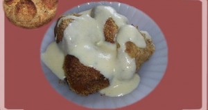 Aranygaluska tortaformában borsodóval