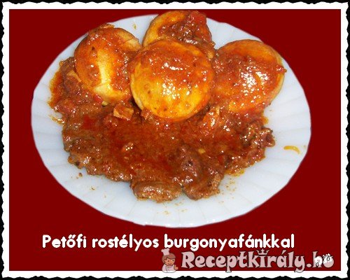 Petőfi rostélyos burgonyafánkkal