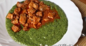 Spenót pörkölttel