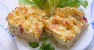 Sajtos húsos penne
