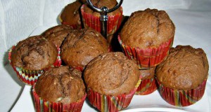Banános kókuszos kakaós muffin
