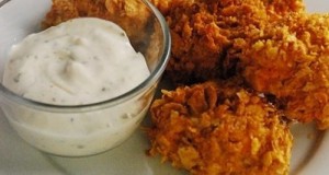 Csirke corn flakes bundában