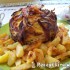 Sajtos csirkemell sonka torta