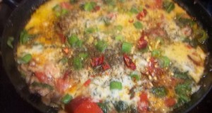 Spenótos frittata
