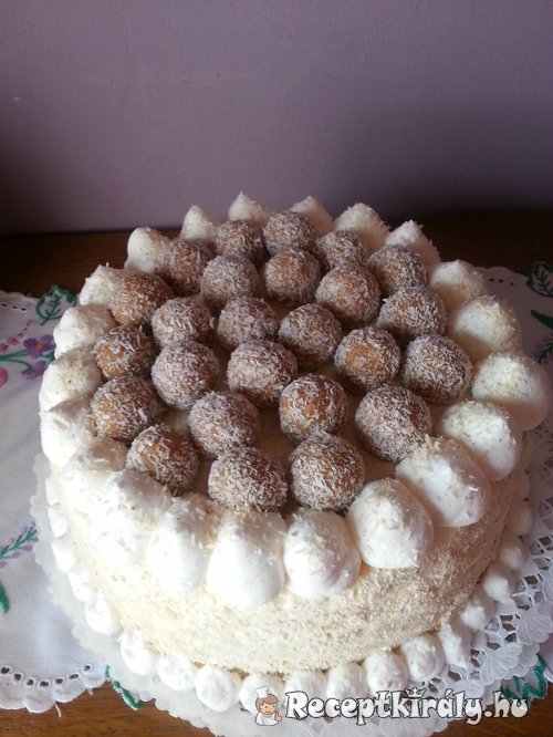 Vaníliás kókusztorta