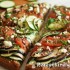 Zöldséges pizza