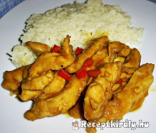 Ázsiai narancsos chilis csirke