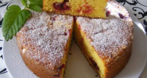 Joghurtos ribizlis torta