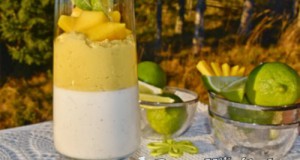 Paleo – Kókuszos panna cotta és mango-lime curd