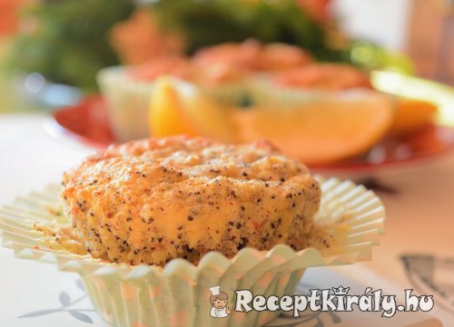 Paleo citromos mákos muffin