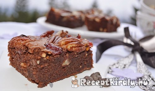 Pekándiós brownie