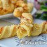 Sajtkrémes szezámos csavart