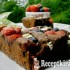 Áfonyás-epres fehércsokis brownie