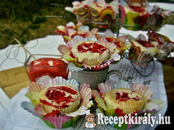 Eperörvényes cupcake